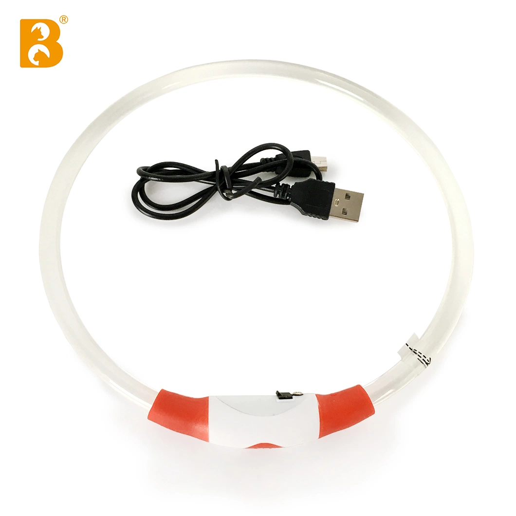 Batterie rechargeable USB Light up Collier pour chien collier LED