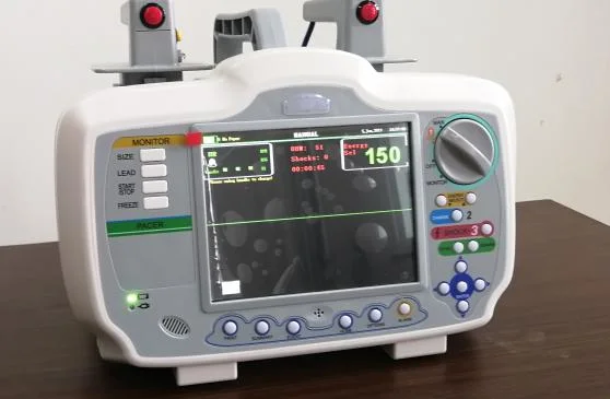 Portable Biphasic External Defibrillator Machine Aed Automatic External Heart Defibrillator Monitor