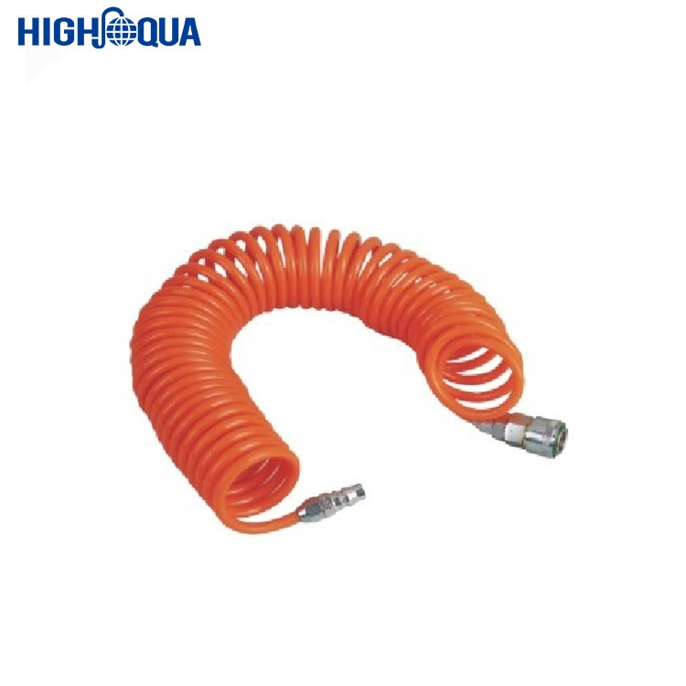 High quality/High cost performance  Flexible High-Pressure Colored Plastic Water Pipe Spiral PU/PE Hose