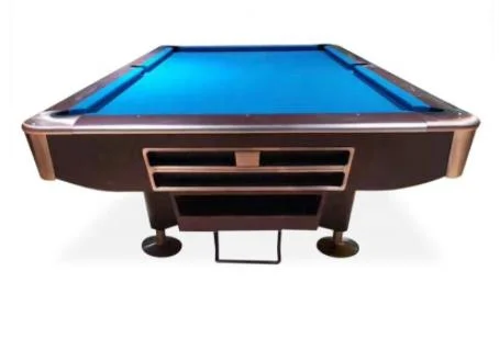 Professional 9FT French Pool Table Slate Bed Solid Wood 9 Ball Billiard Balls Table