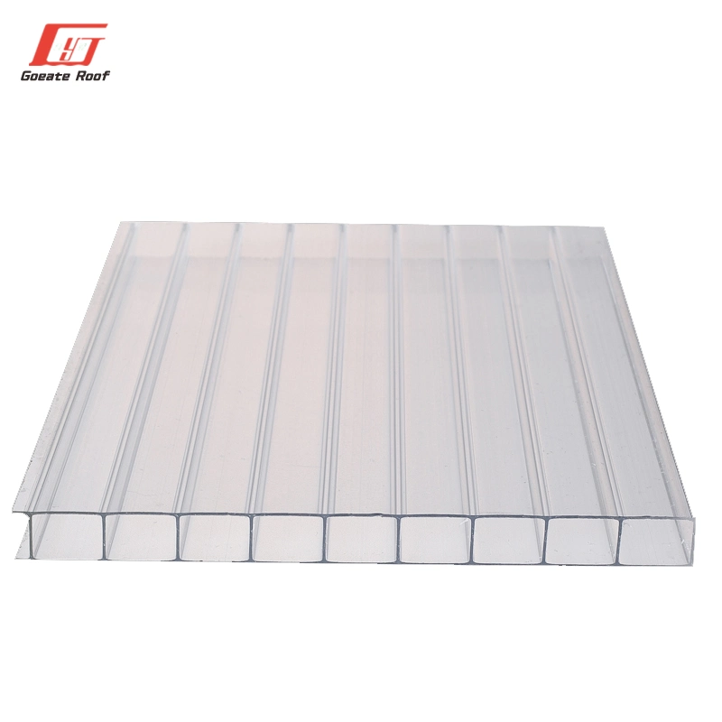 Greenhouse Roofing Panel Swimming Pool Roof Tile Twin Wall Polycarbonate Sheet