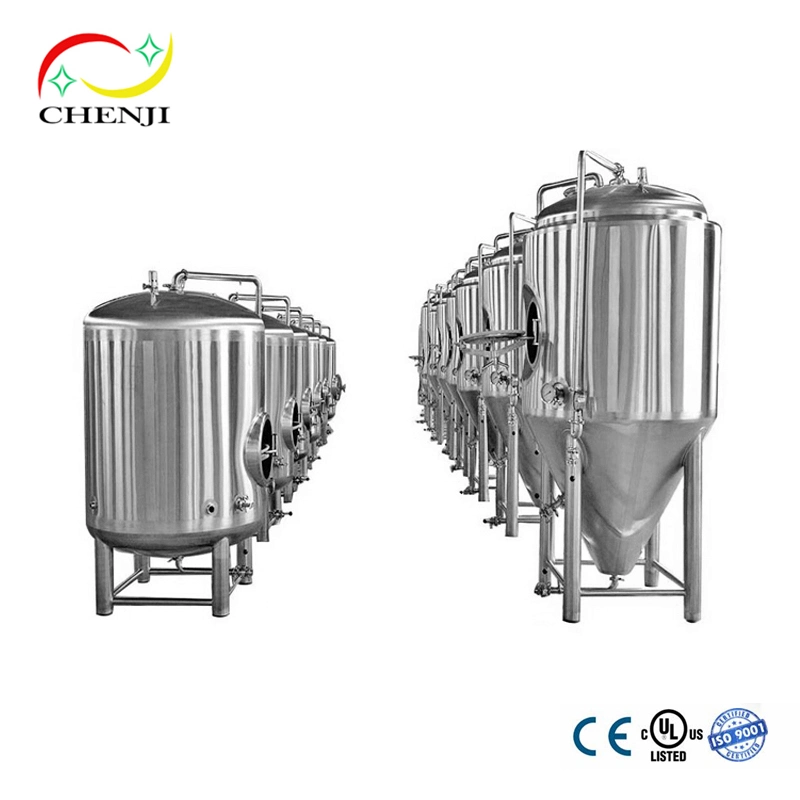 800L 10hl 1000L Per Batch Touch Screen Automatic/Digital Display Semi-Auto Controlling Fermentation Tank Price