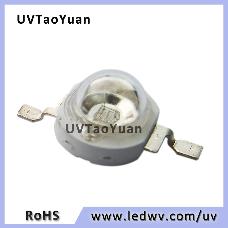 LED UV 365 nm 3W 1UV de la puce 365nm 385nm 395nm 405nm Source de lumière ultraviolette