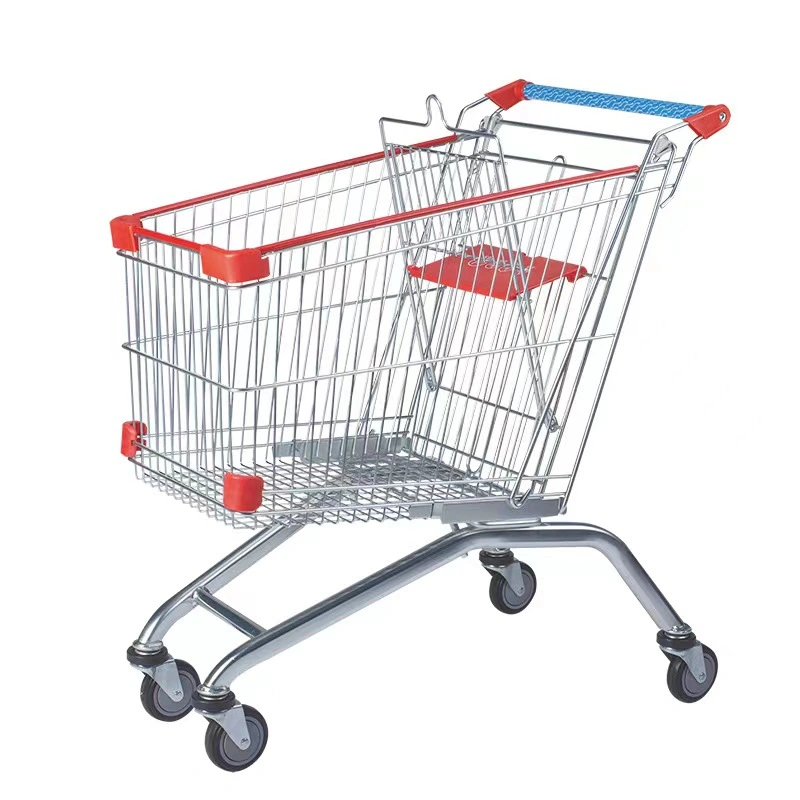 Factory Manufacturing Supplier Store Shopping Cart Used for Supermarket Metal Trolley