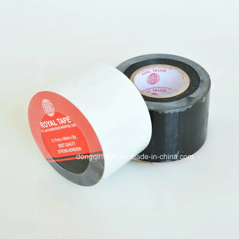 Black PVC Pipe Wrapping Duct Tape with Strong Adhesive (50mm*20Yards)