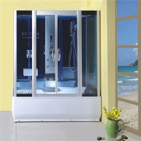 Bathroom Grey Tempered Glass Computerized Steam Room China