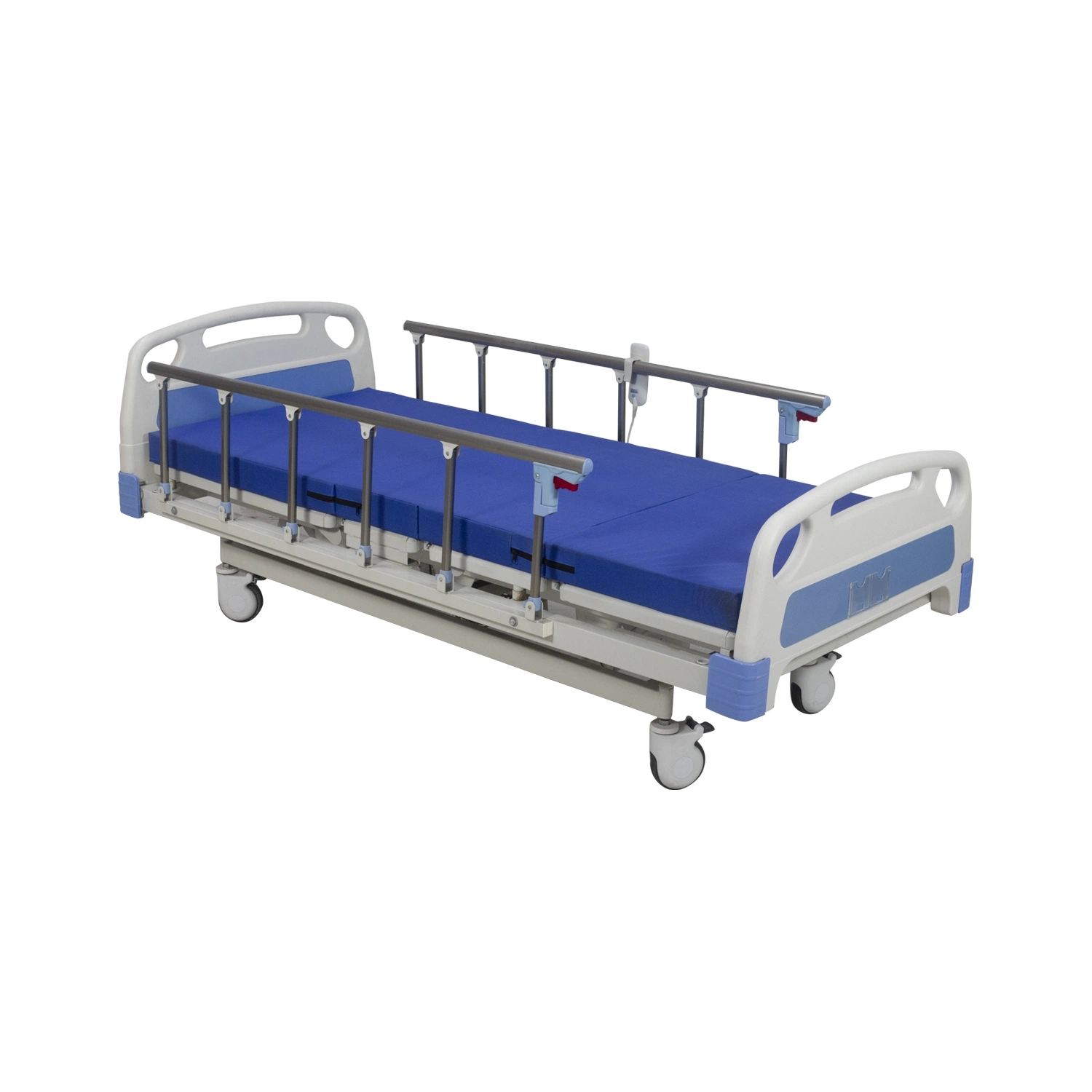 Rh-Ad428 5-Funktion Motorisierte Krankenhaus Elektrische Stahl Bett Haltung Einstellbar Krankenpflege Bett mit Aluminiumstange