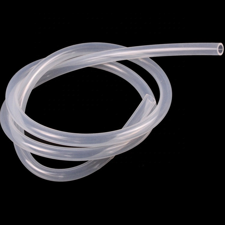 Extrusion Soft Flexible Rubber Pipe Transparent Food Grade 6mm 8mm Silicone Vacuum Hose