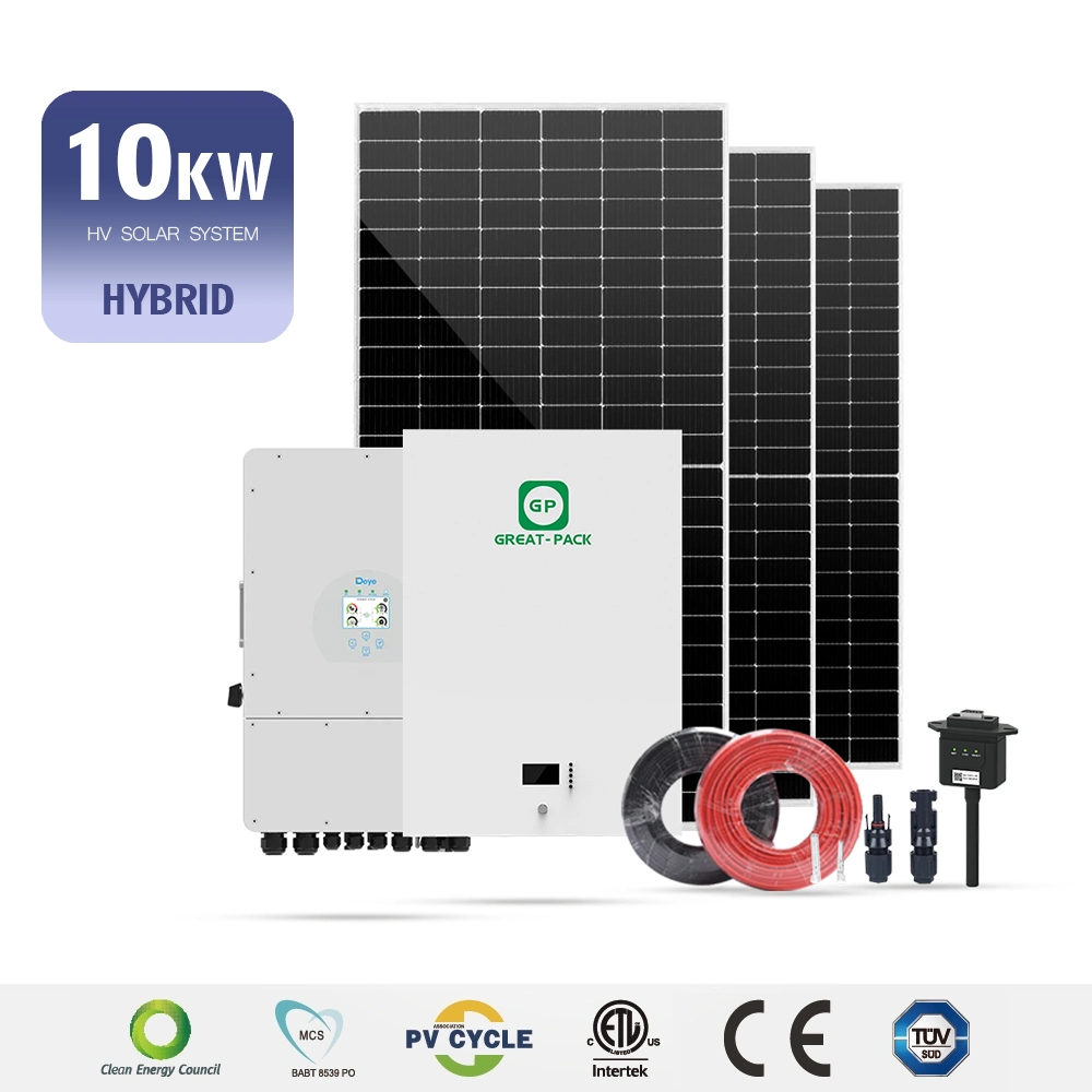 10kw Great Pack Power Hybrid Solar System in China