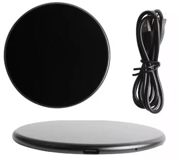 Black Fast Charging Pad for All Mobile Phone Wireless Charger