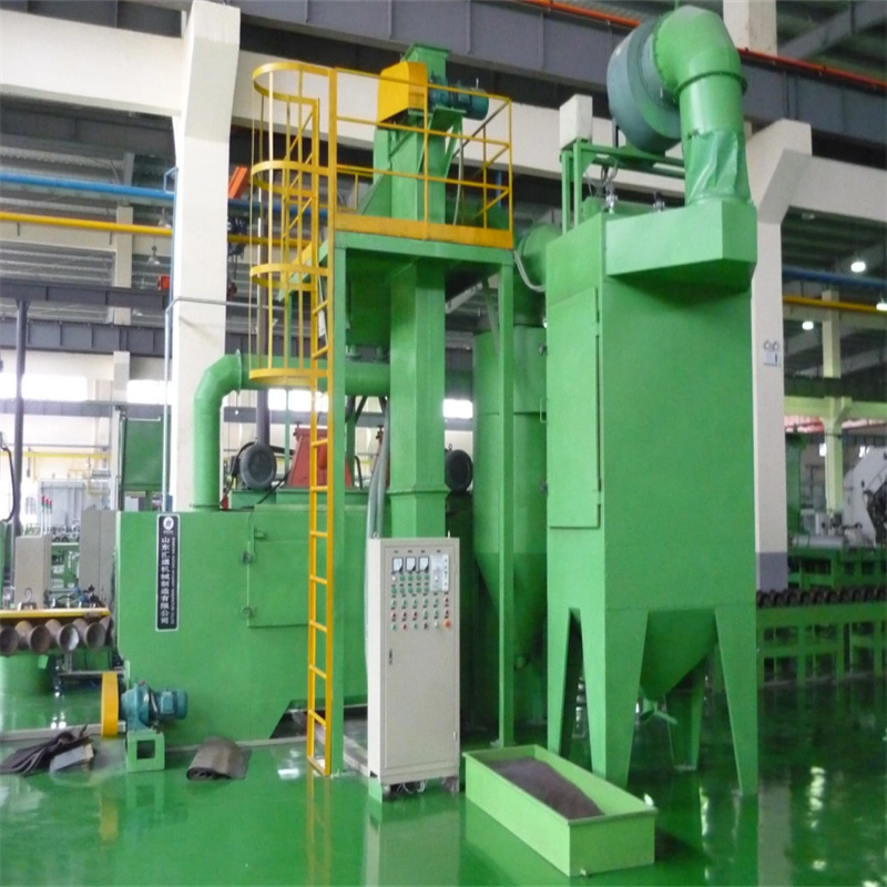 High Pressure CNG Gas Cylinder Sand Shot Blasting Machine, Cylinder Cleaning Machine