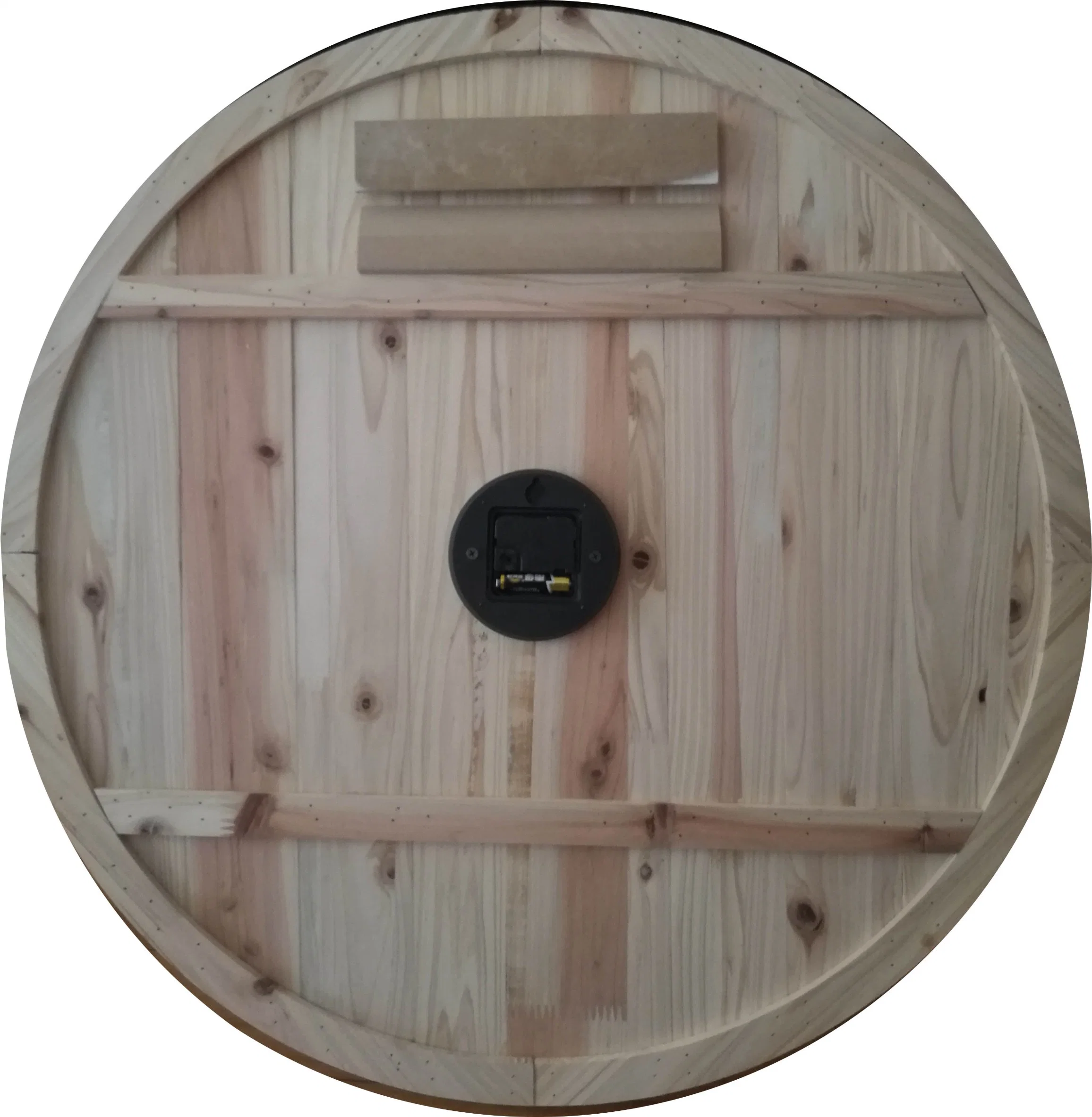 Rustic Wall Clock Made From Cadar Wood