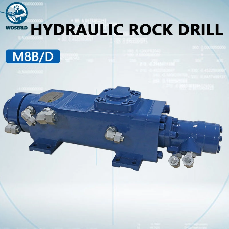 M8b/D High Pressure Impact Quarrying Process Rock Drill Mining