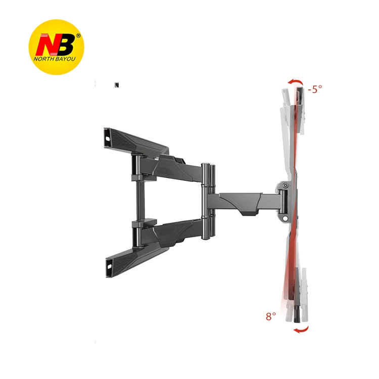 to Mexico Nb Avf1500-50-1p TV Mount Flat Panel Trolley LED LCD Plasma TV Cart Aluminum Alloy 32~65 Inch Lifting Height 1100mm-1500mm