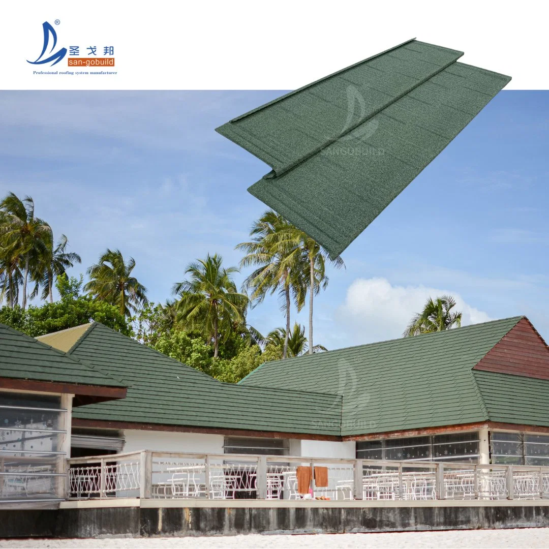 Building Materials Tejas De Metal Cover Zinc Roofing Sheet for House Construction