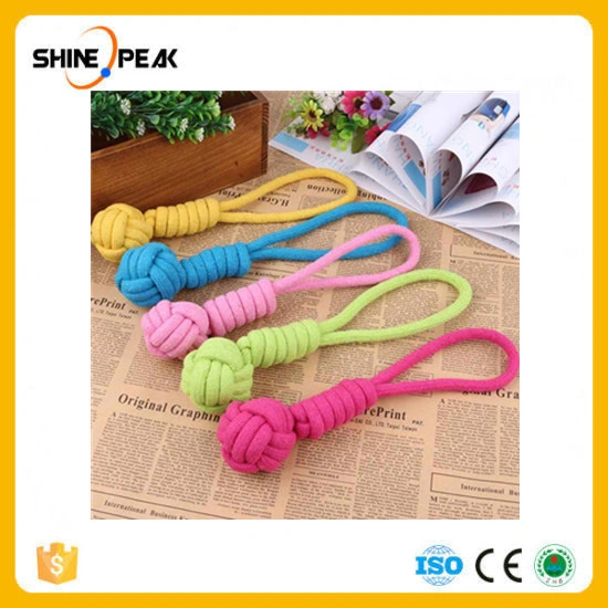 Cotton Rope Material Harmless Dogs Tooth Cleaning Toys Pet Dog Rope Toys