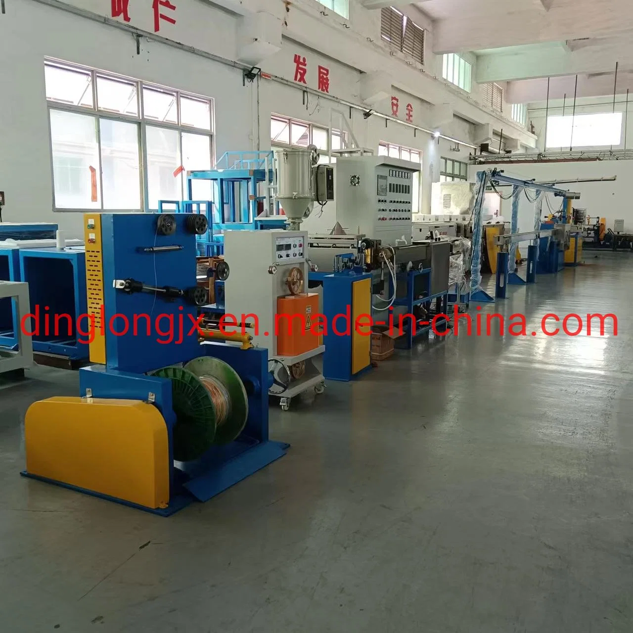 PFA/FEP/ETFE/PTFE High Temperature Insulation Wire and Cable Extruder Machine