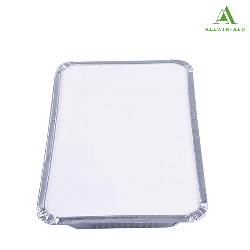 F4 Best Price Factory Directly Aluminum Foil Container/Tray with Cardboard Lid