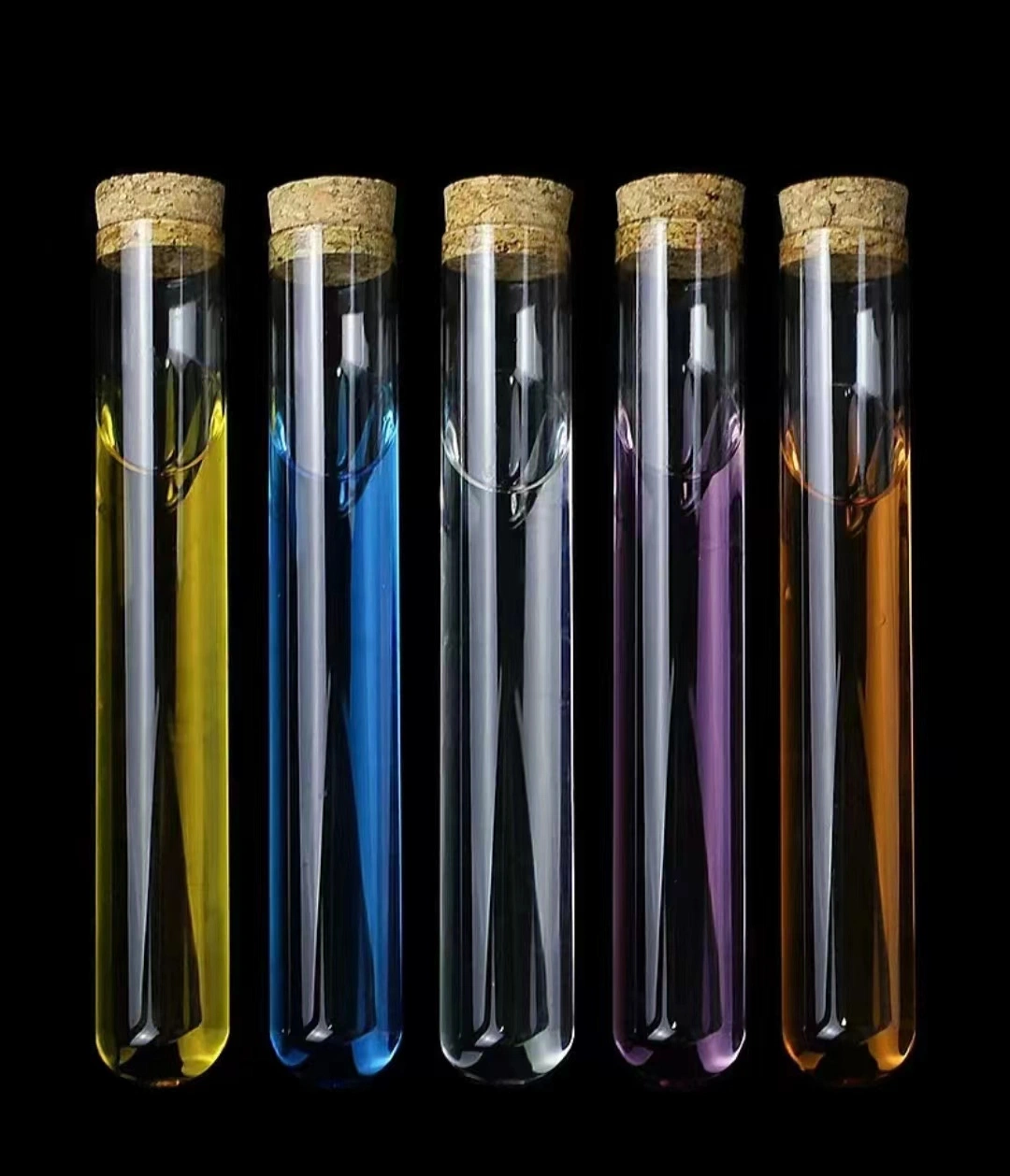 Wholesale/Supplier Customizable Glass Test Tube Tube with Cork Stopper