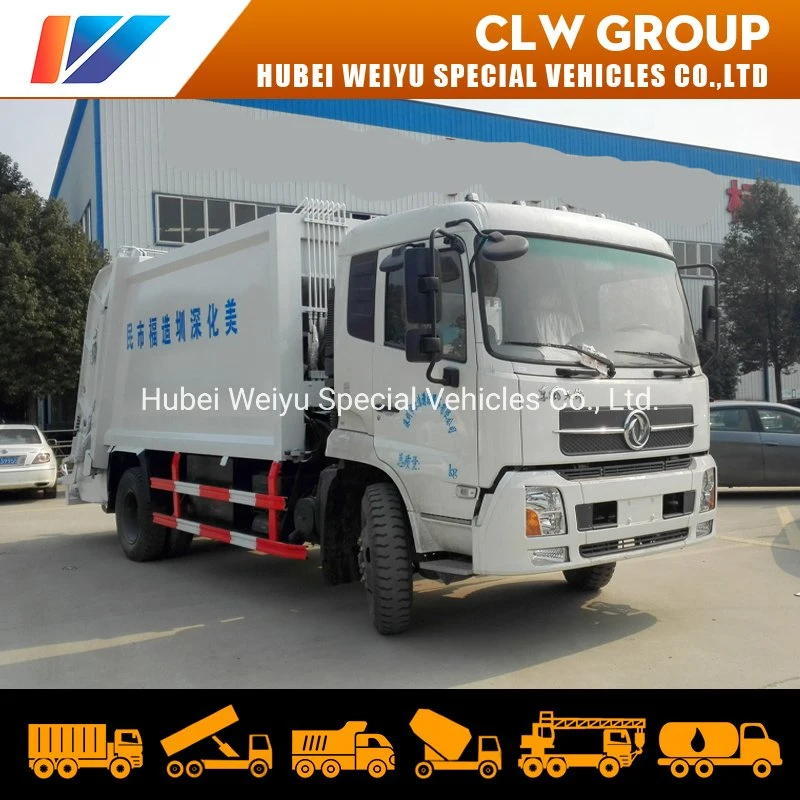 Dongfeng 12cbm compactador de basura Camión Sanitaion Sistema Hydraclic