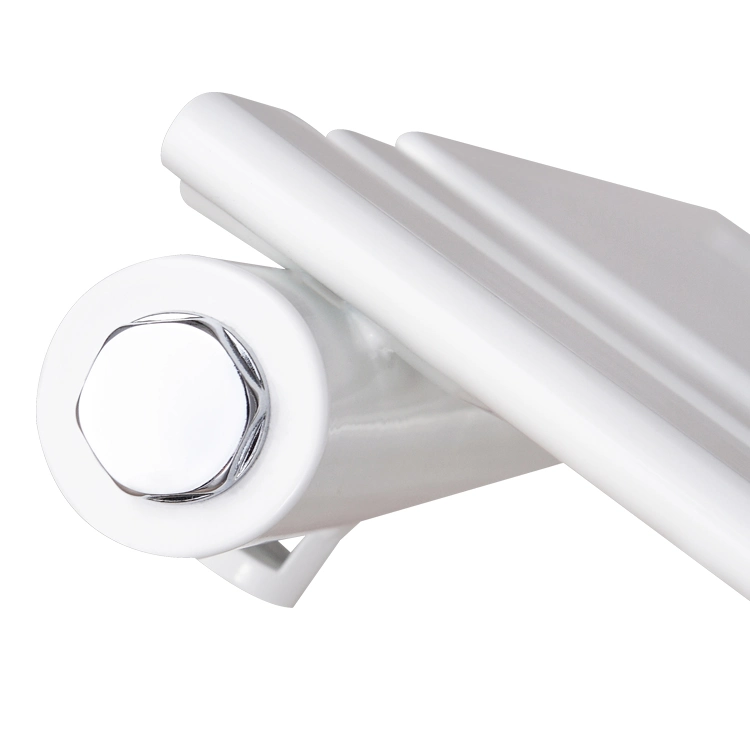 Toalheiro radiador de aquecimento Avonflow White com diâmetro intermédio de 500 mm Ligação