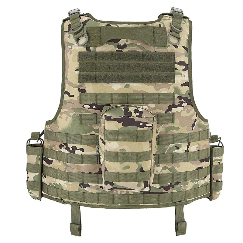 Double Safe Customized Adjustable Camouflage Outdoor Police Security Tactical Military Combat Bulletproof Vest