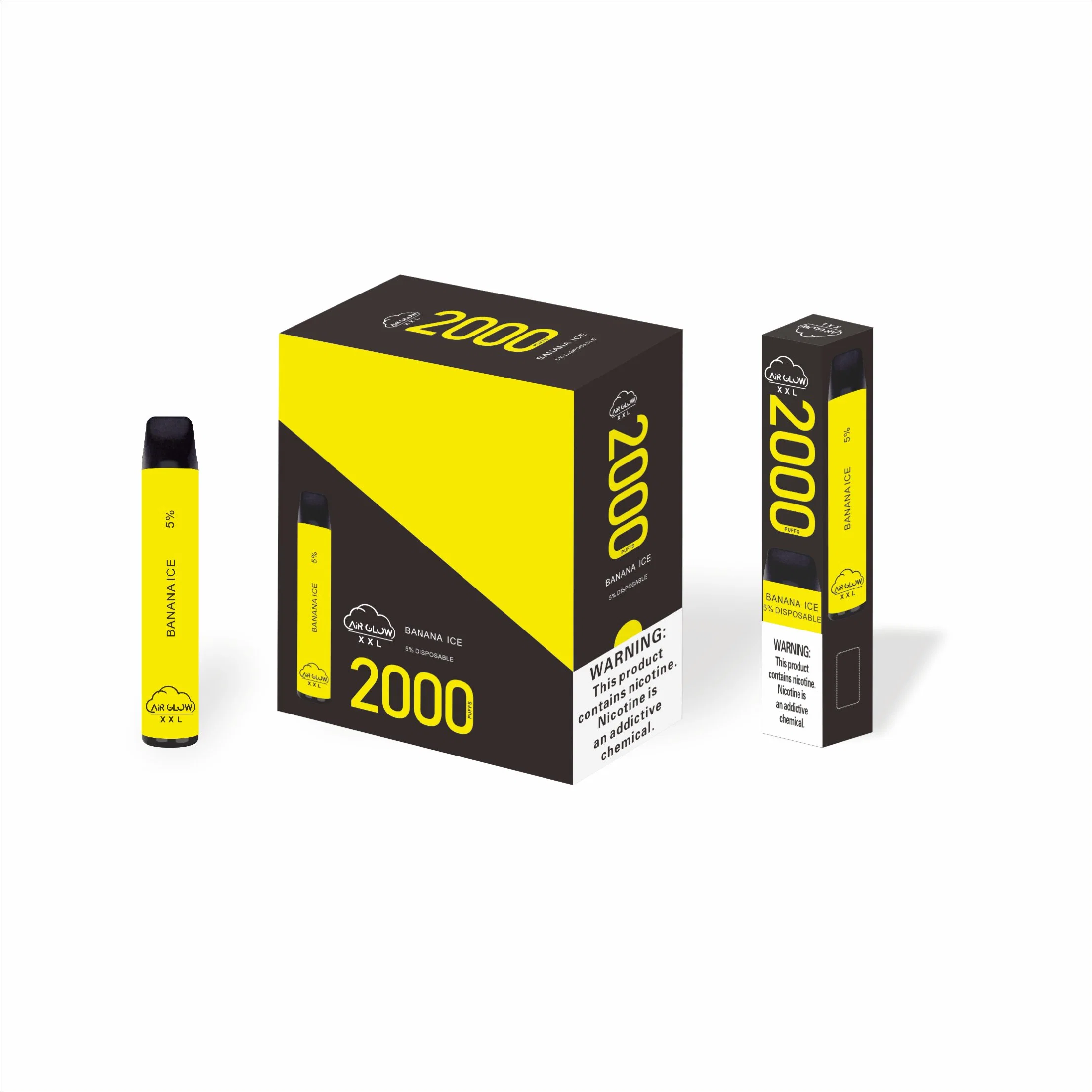 2021 New Factory Hot Sales Wholesale I Vape Disposable 4.5 Ml Air Glow XXL Starter Kit E Cigarette E Cig Vape Pod 2400 Puffs Pod Vape