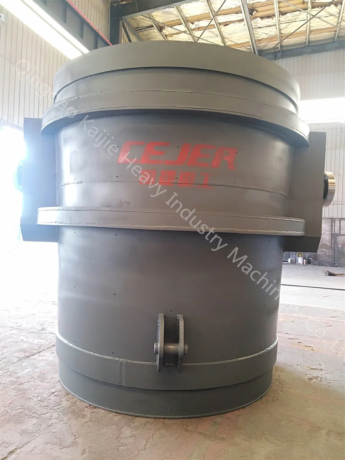 Sliding Nozzle Gate Bottom Pouring Steel Ladle for Sale