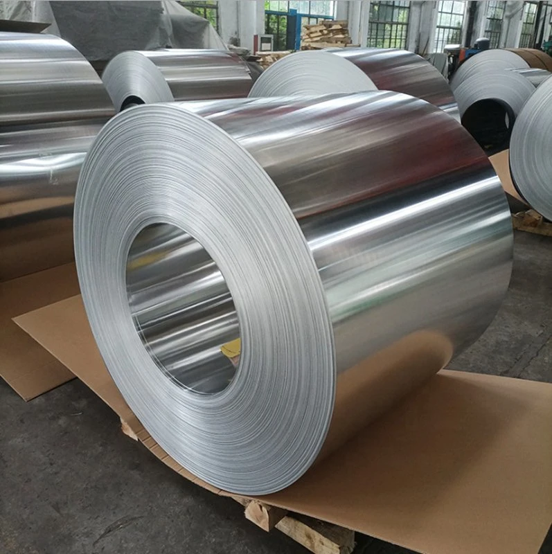 ASTM/AISI 1050 1060 3003 5005 5052 One Side Blue PVC Film Aluminum Coil Alloy for Kitchen Utensils