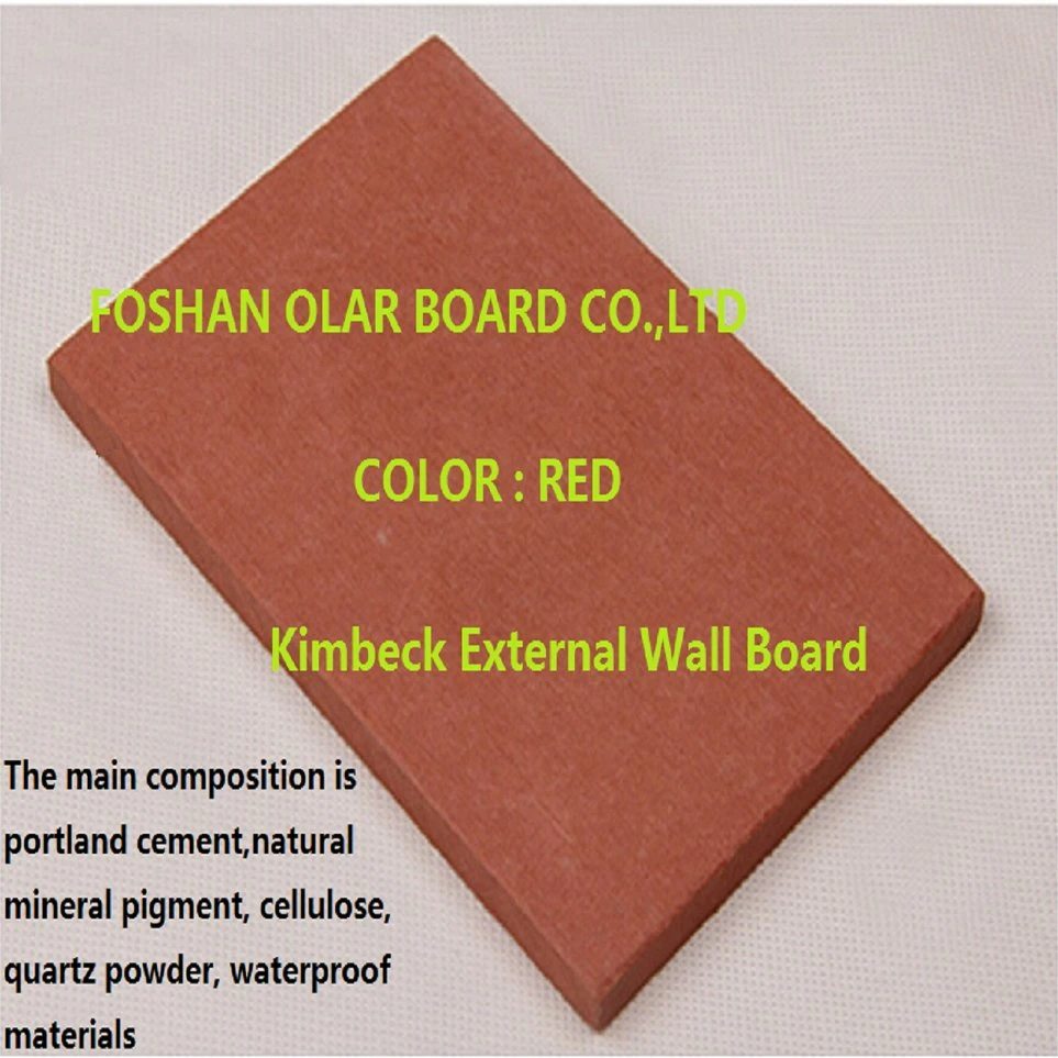 Fiber Cement Board -Exterior Cladding Wall-Building Decoration Material with Through Color