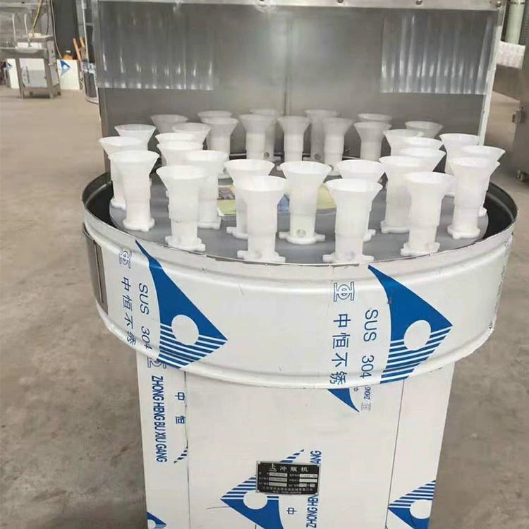 Industrial 32 Heads Semi-Automatic Glass Bottle Washing Glass Bottle Machine