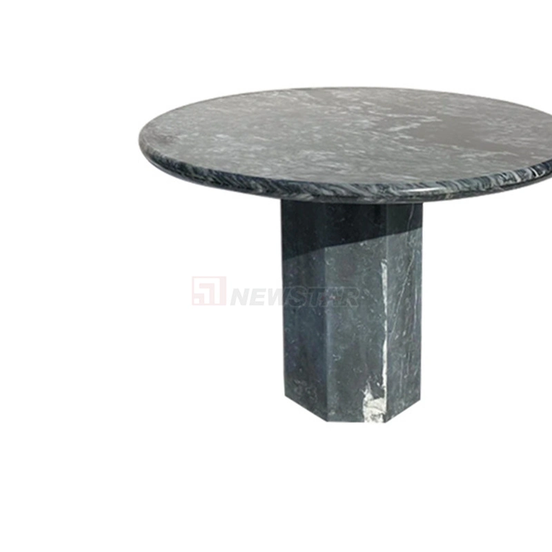 Newstar Natural Marble Light Luxury Table Conference Table Round Dining Table