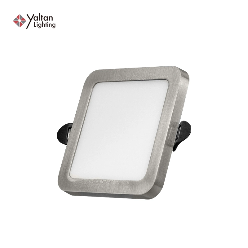 LED Recessed Square Round Panel Light Energy-Saving No Stroboscopic Long Life Time Aluminium Lights