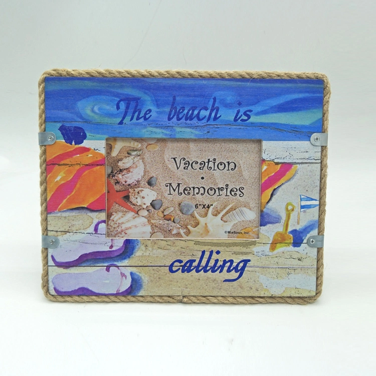 Wholesale/Supplier Souvenir Nautical Picture Frame Beach Wood MDF Photo Frames