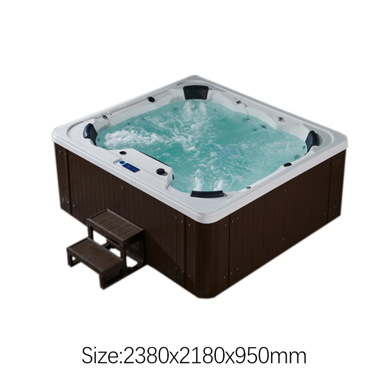 WHIRLPOOL Badewanne im Freien Whirlpool 6 Personen Schwimmen Hydromassage Whirlpool