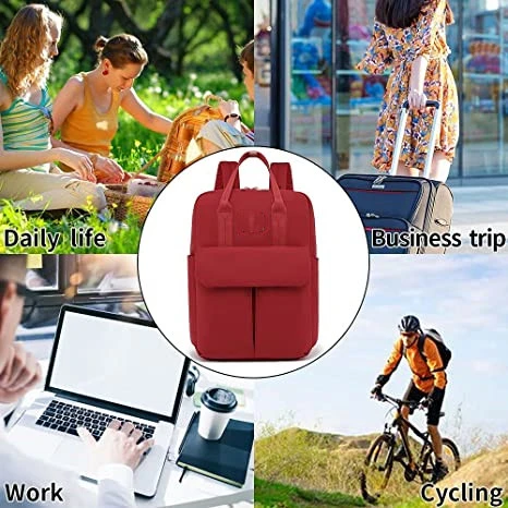 Notebook personalizado Backpack Mulheres Homens Casual Daypack Viagem Mochila Laptop Fashion Senhoras