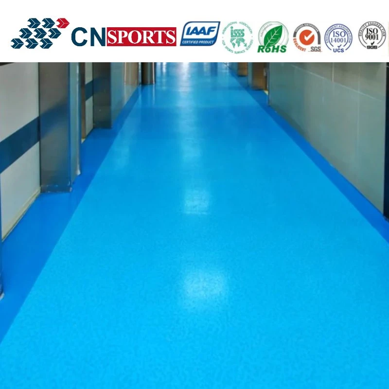 Moisture Proof Floor Protective Spua Rubber Flooring Coating with Various Decorative Colors