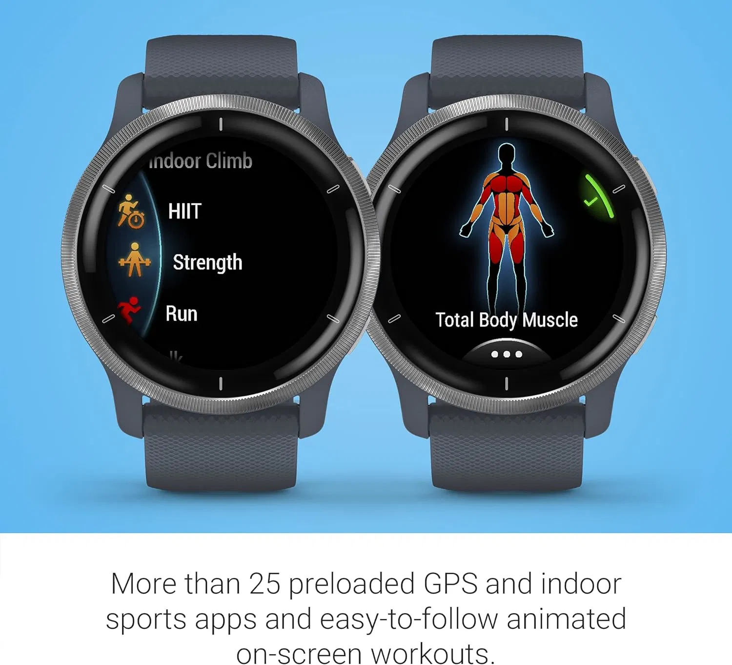 Garmin Venu 2 GPS Smartwatch fonctions avancées de surveillance de la santé Fitness