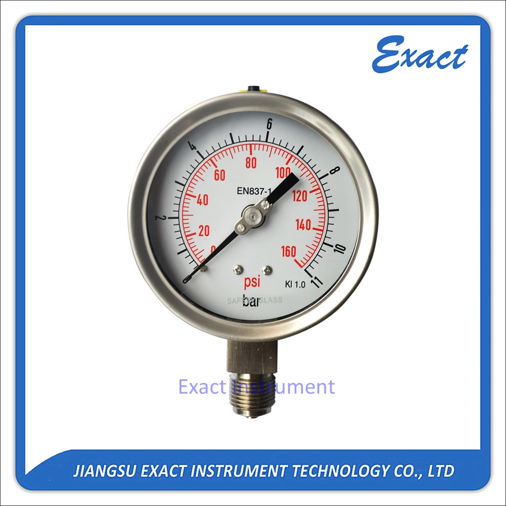 Edelstahl Hochleistungs-Manometer Mit Hoher Genauigkeit Petroleum Manometer