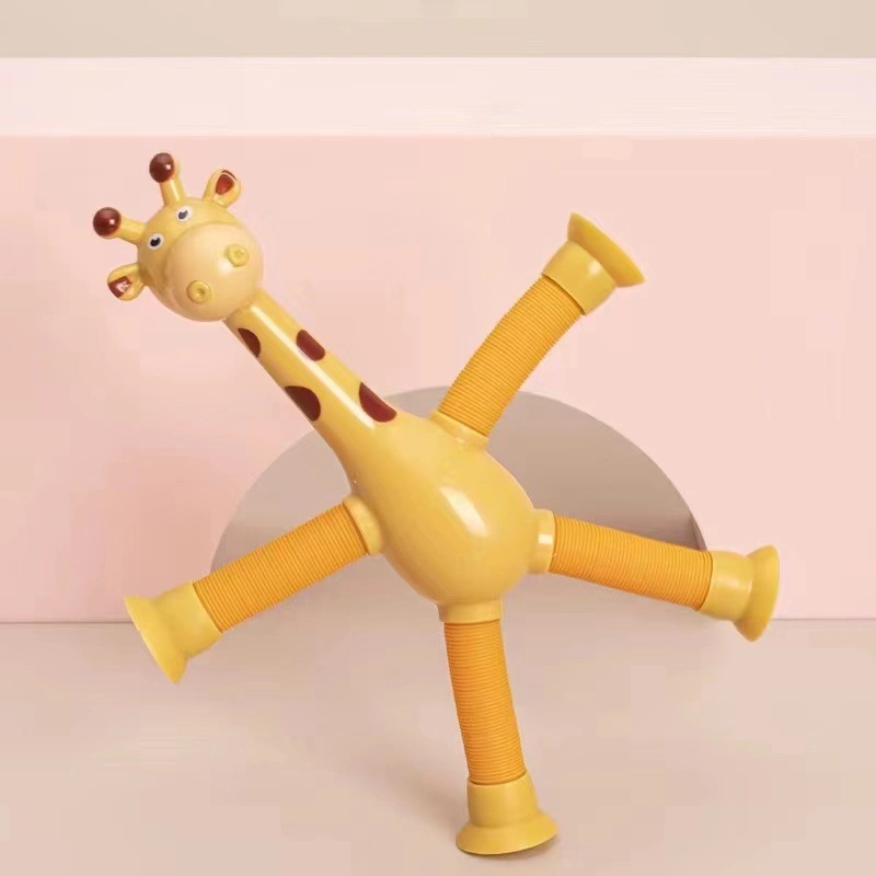 Tubo de estiramiento Puzzle Giraffe Novedad estrés Relief Toys