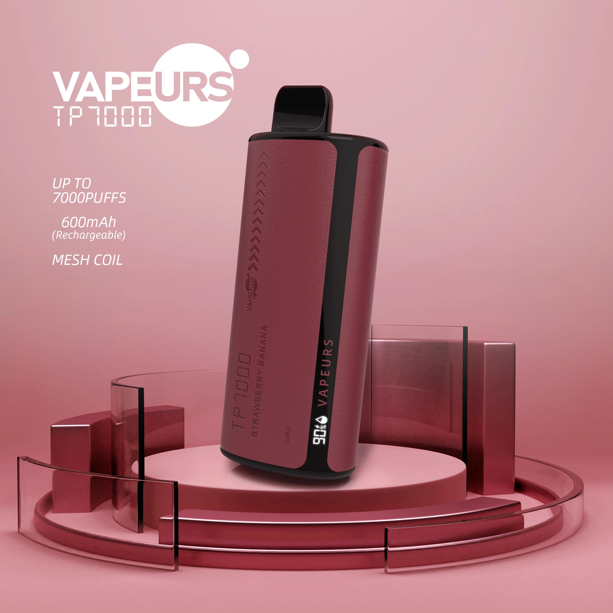 Vapeurs Republic Ti7000 pantalla de alta calidad lápiz desechable VAPE