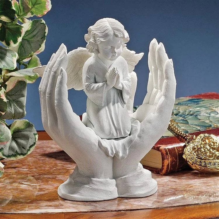 Modern Resin Craft Cherub Staue Prayers of an Angel