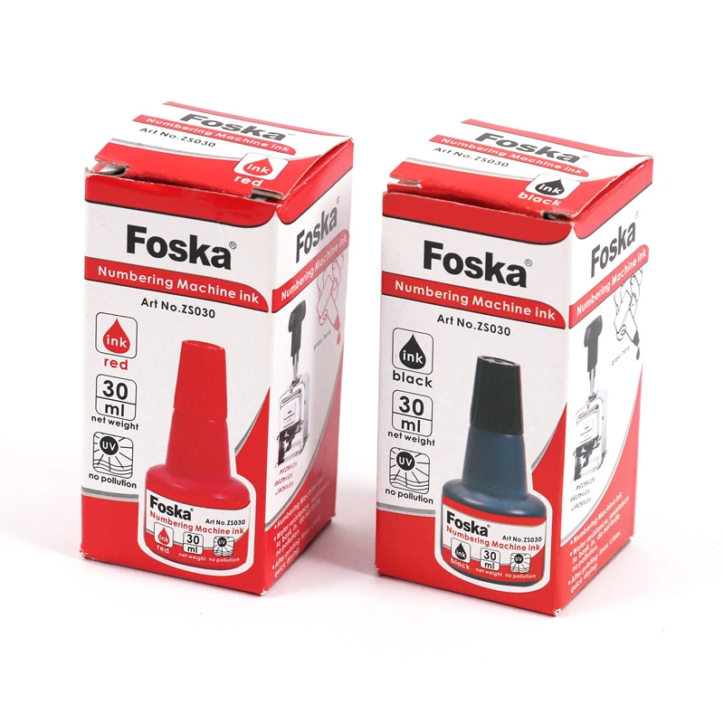 Foska Venta caliente 30ml de tinta para sellos Self-Inking