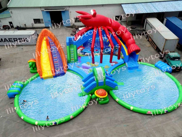 Big Sale! Theme Inflatable Amusement Water Park for Kids