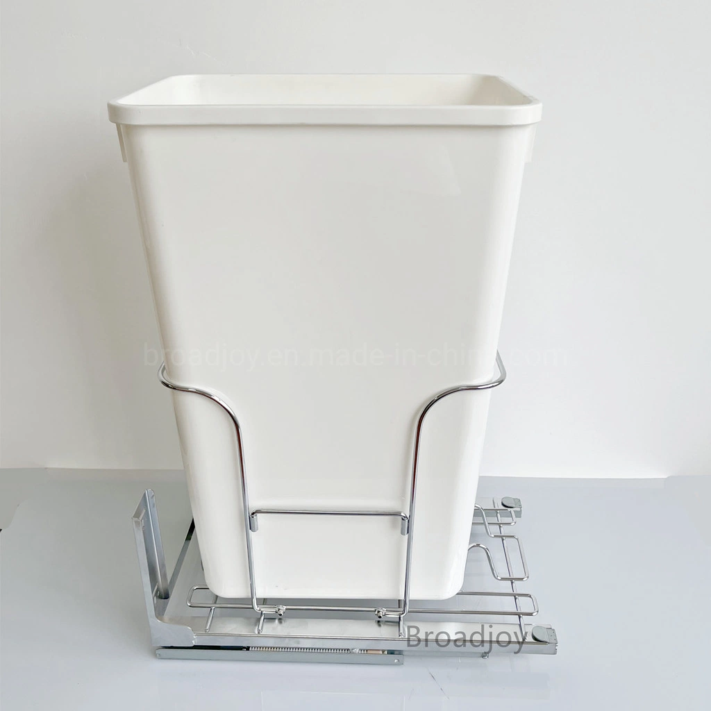 Door Mounted Pull-out Waste Bin 35L Recycling Kitchen Cabinet Garbage Bin