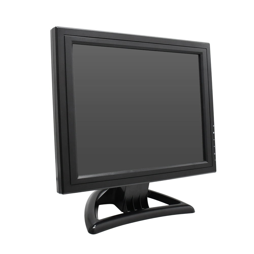 شاشة LCD مقاس 17 بوصة مزودة بشاشة لمس سلكية وشاشة VGA USB POS Industrial