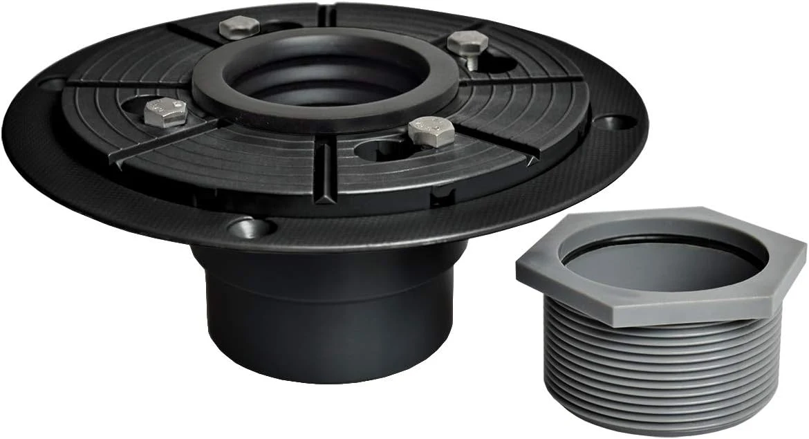 ABS Sub Drain/Shower Drain Base with Rubber Gasket/Square Drain Installation