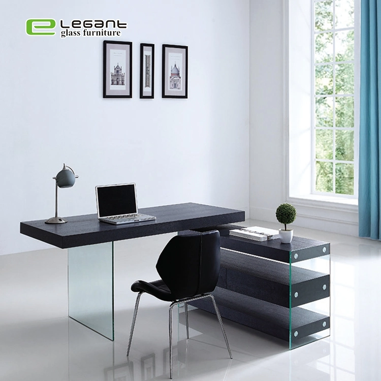 Furniture Design Luxury Office Computer Glass Table Desk