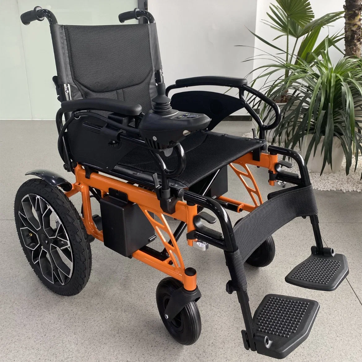 Portable Aluminum Motorized Wheelchair Detachable Light Power Chairs with Wheel for Seniors