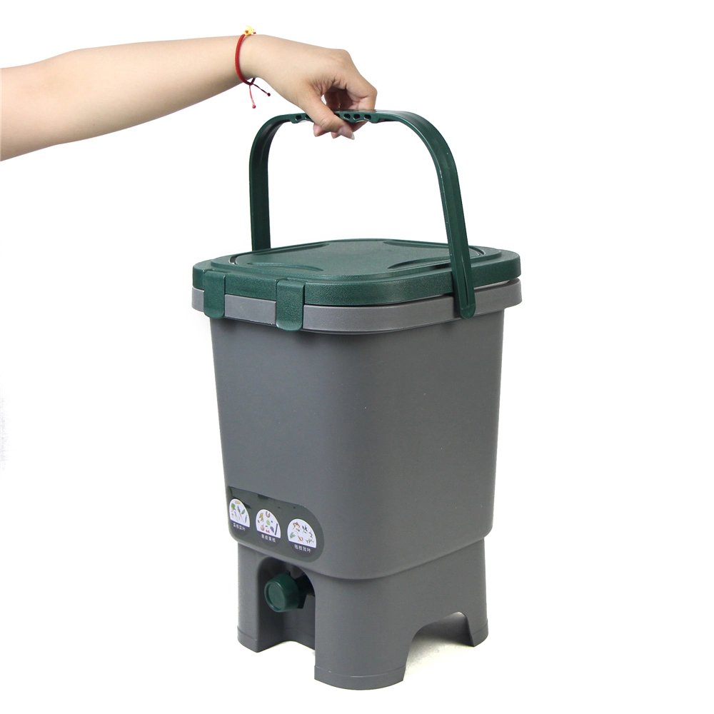 Hot Sale 15L Kitchen Compost Bin for Kitchen Food Waste Recycling